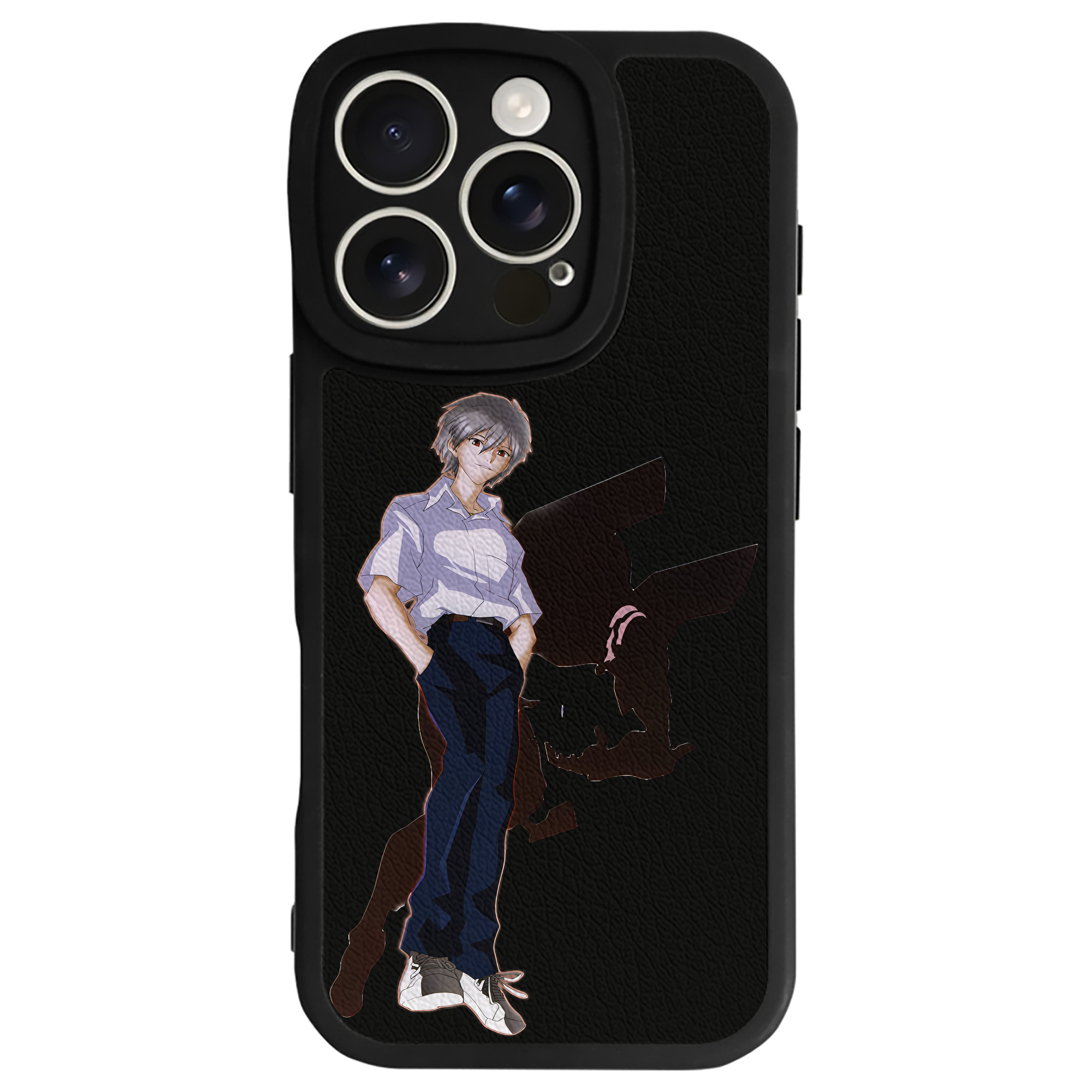 （画像用） EVA 新世紀エヴァンゲリオン 【iPhone 16シリーズ対応】シリコンスマホケース（レザー調） 材質：シリコン